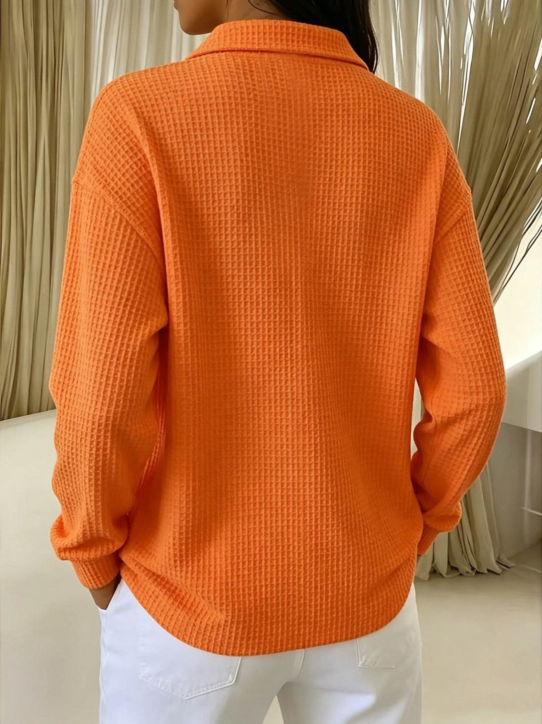 Daphnie - Elegant Skjorte Med Polokrave