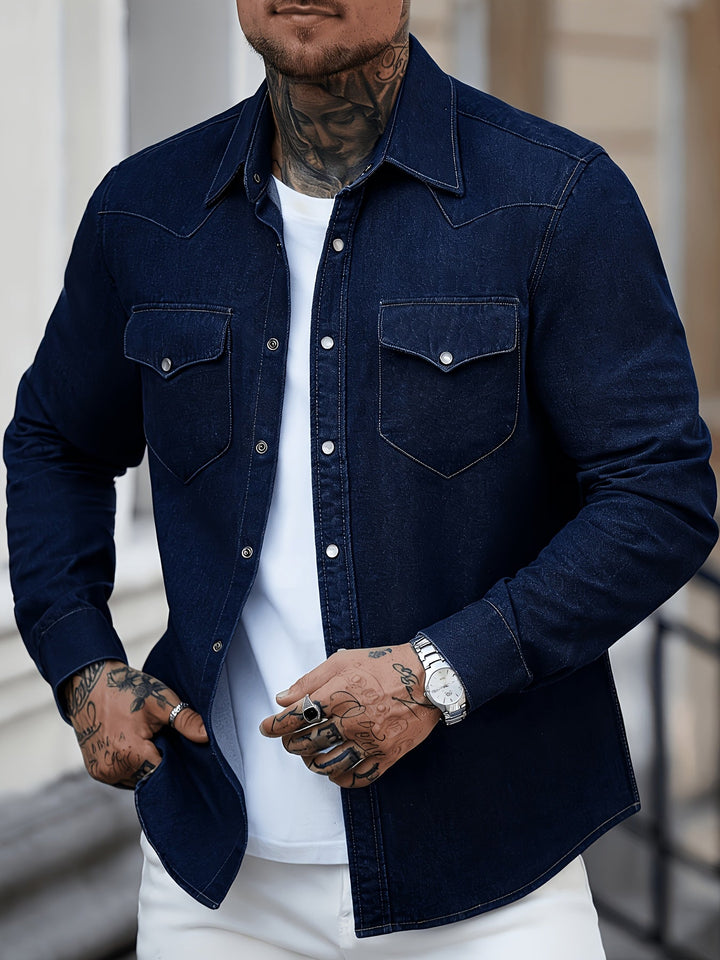 Zeynal - Afslappet Denim Skjorte