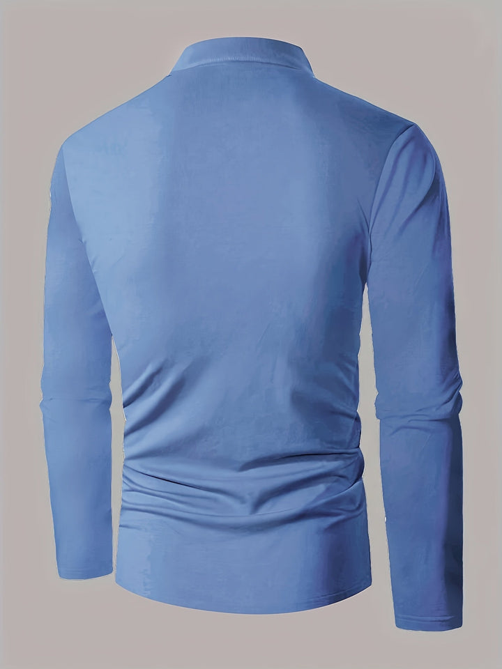 Tselmeg - Polo Shirt Med Lange Ærmer