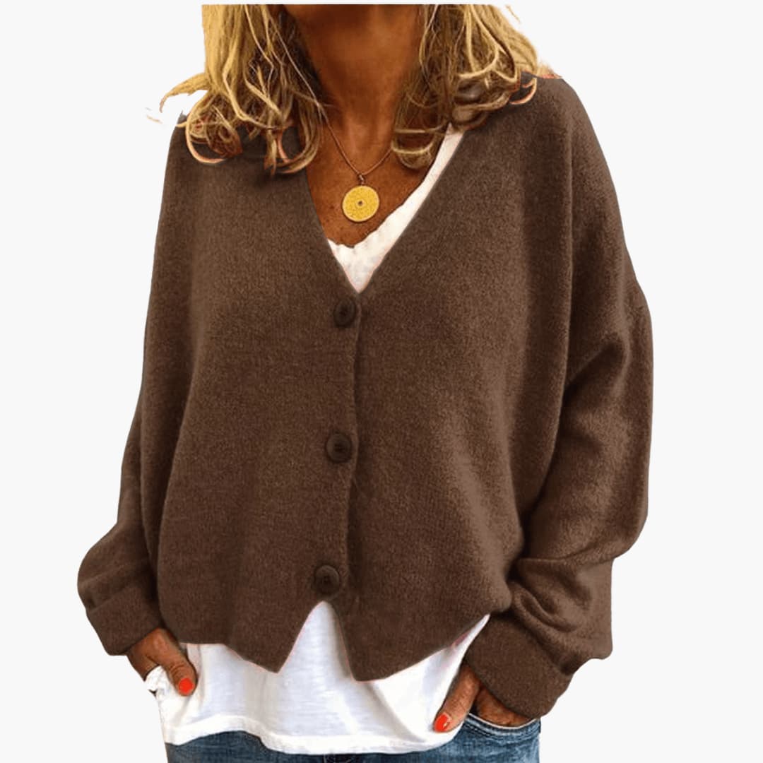 Gwen – Langærmet Strikket Cardigan