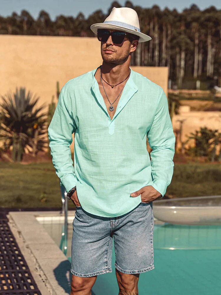 Panika - Skjorte i bomuld og hør