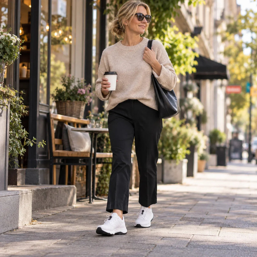 Maellia - Sneakers I Åndbart Mesh Med Polstret Sål