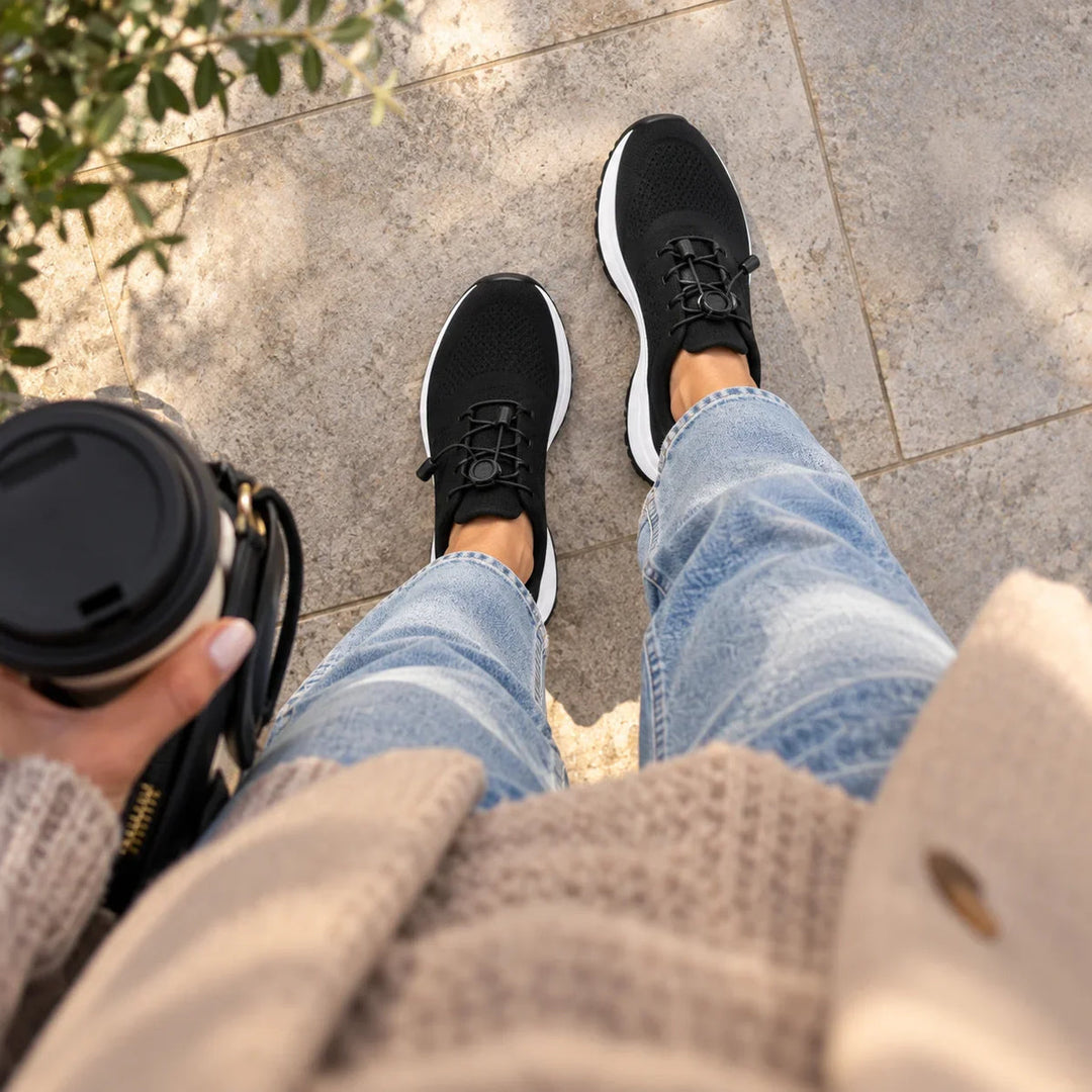 Maellia - Sneakers I Åndbart Mesh Med Polstret Sål