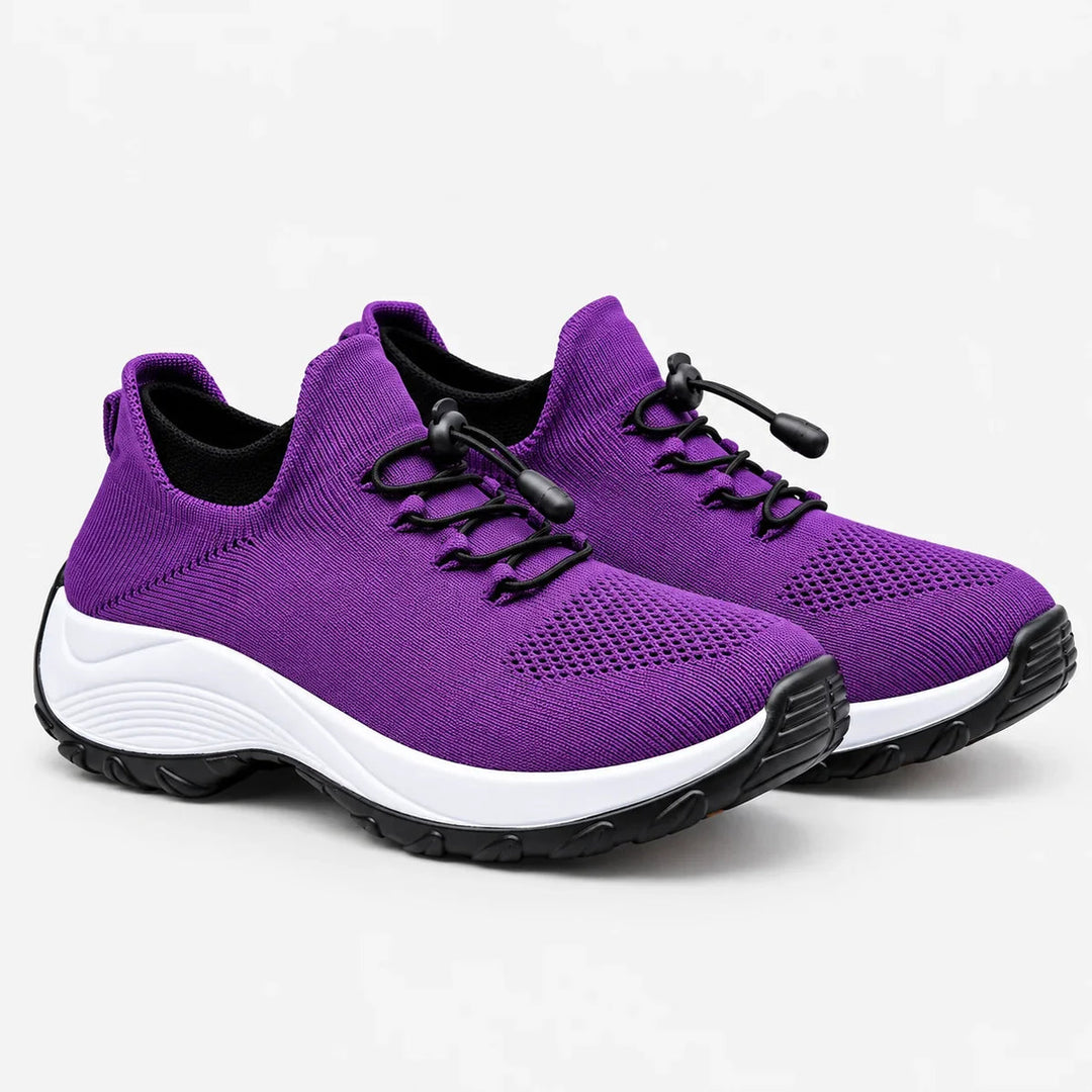 Maellia - Sneakers I Åndbart Mesh Med Polstret Sål