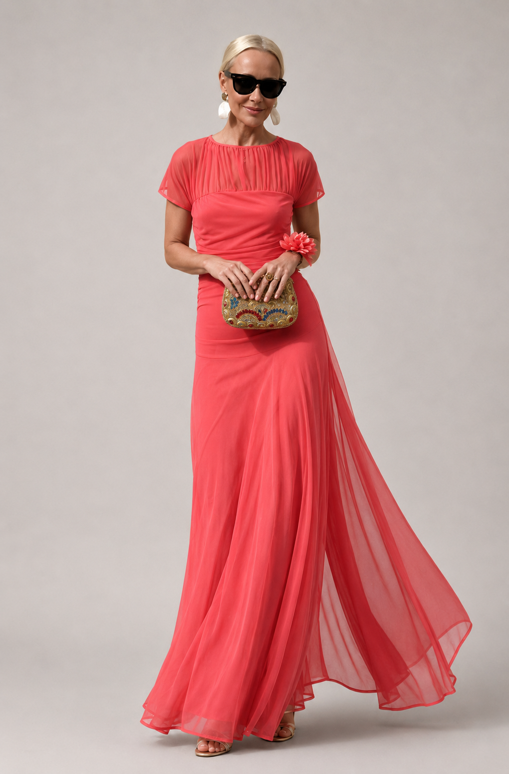 Lesliy – Elegant Chiffonkjole