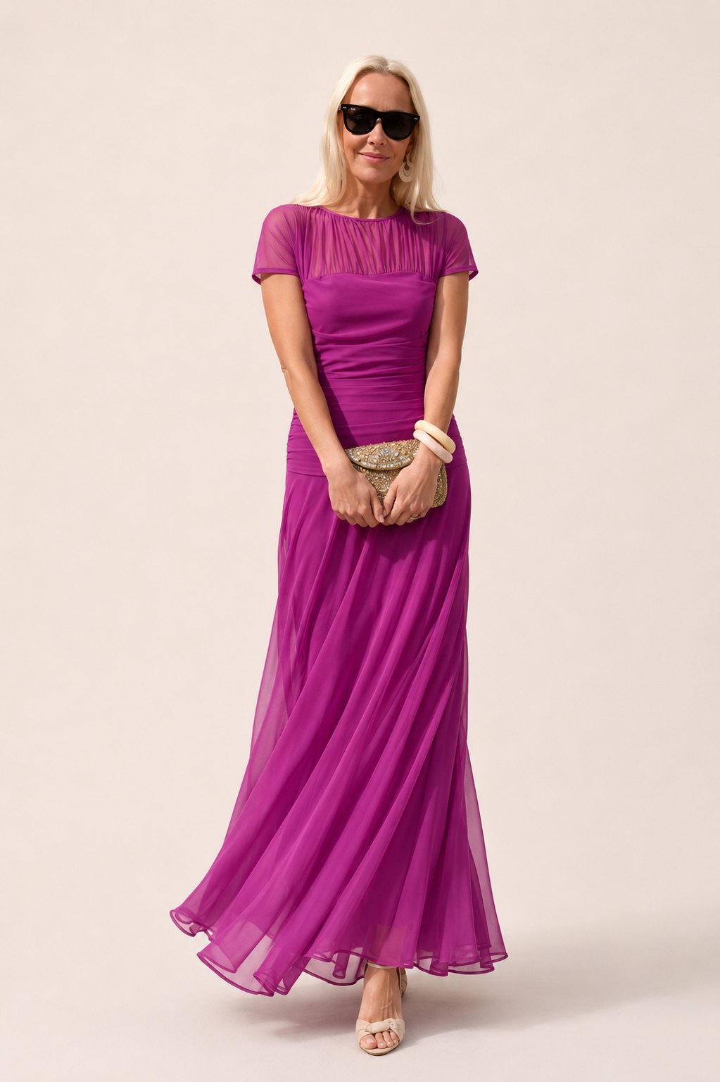 Lesliy – Elegant Chiffonkjole