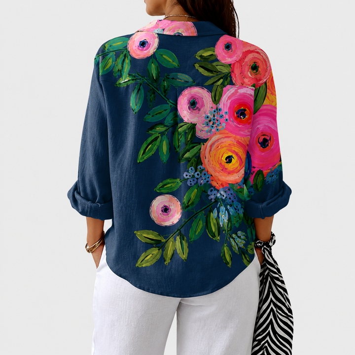 Liella – Luftig, Farverig Bluse Med Print