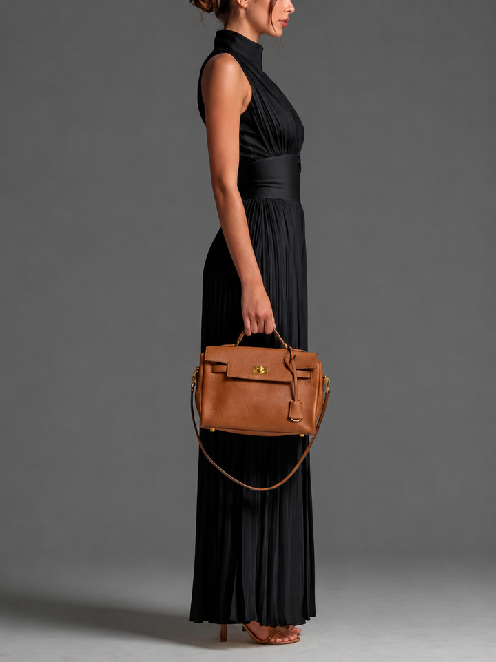 Kleira – Ærmeløs Plisseret Jumpsuit