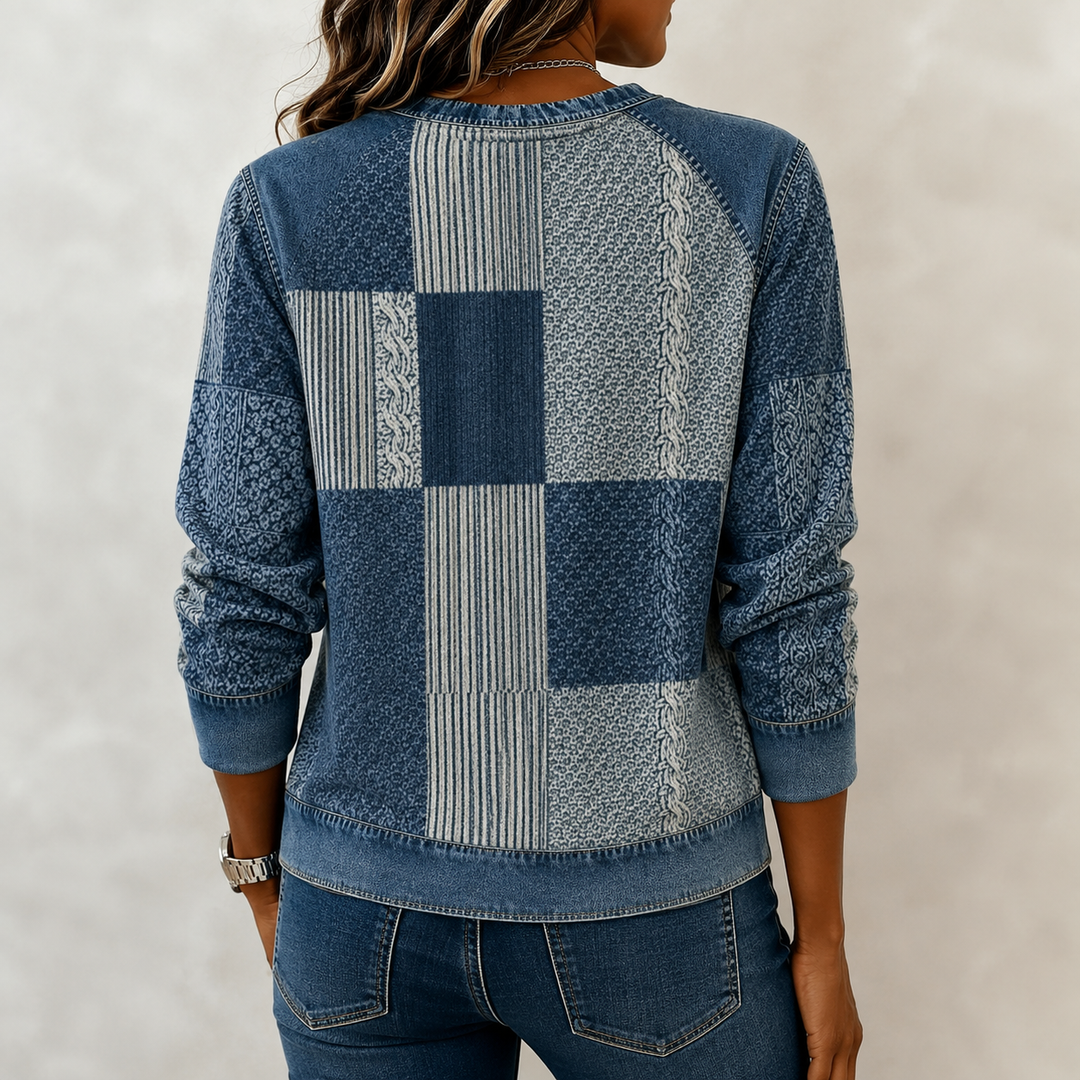 Dievina – Sweatshirt I Vintage-Denim