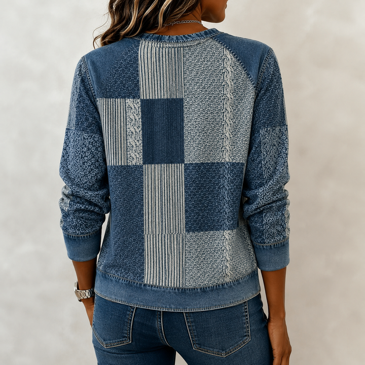Dievina – Sweatshirt I Vintage-Denim