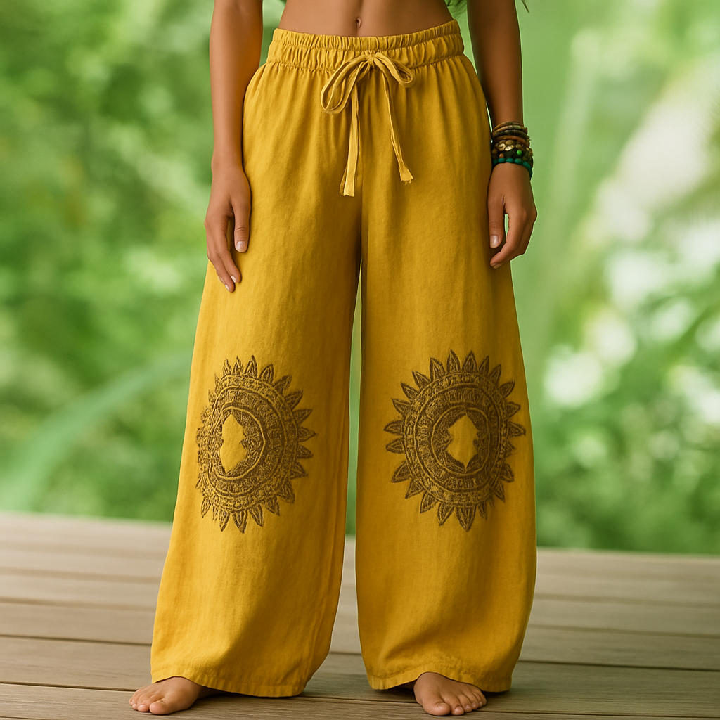 Gladys – Behagelige Yogabukser I Boheme-stil