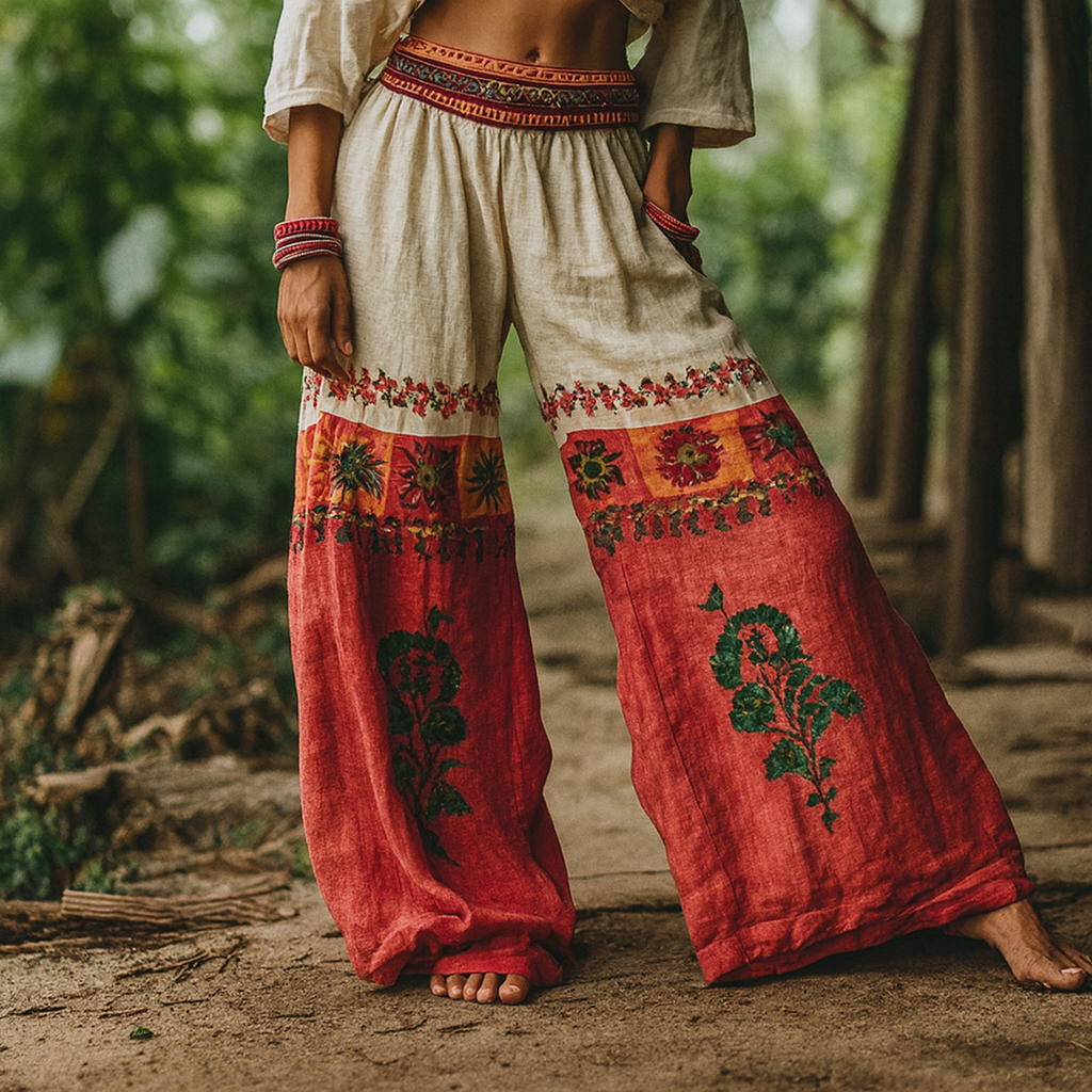 Gladys – Behagelige Yogabukser I Boheme-stil