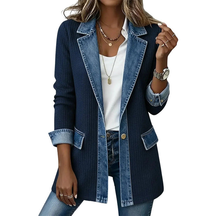 Cendall - Stilfuld Cardigan Med Denim