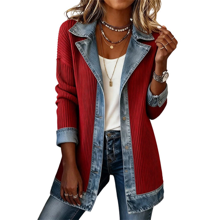 Cendall - Stilfuld Cardigan Med Denim