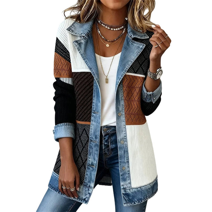 Cendall - Stilfuld Cardigan Med Denim