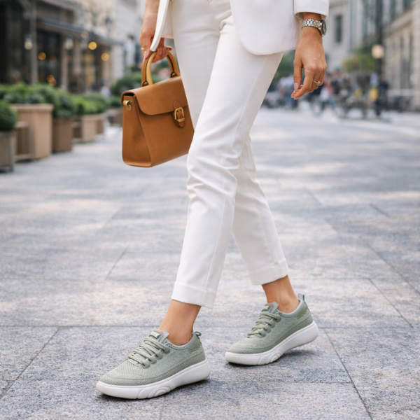 Sibelle - Åndbare Skinnende Loafers