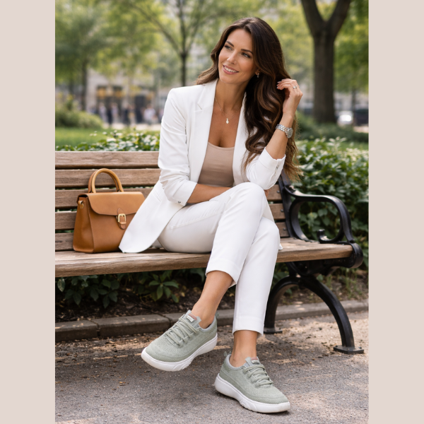 Sibelle - Åndbare Skinnende Loafers