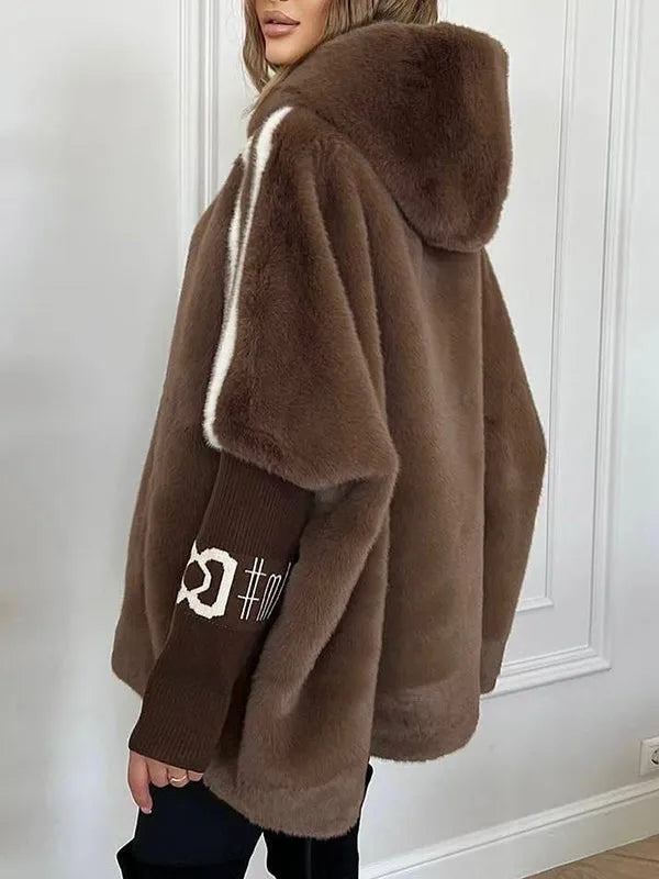 Elifia – Oversized Jakke Med Hætte