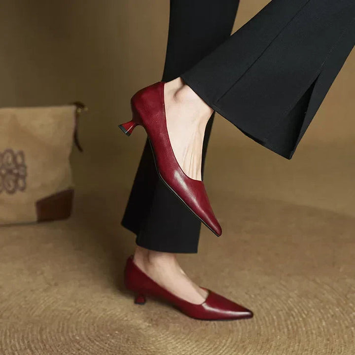 Samra – Pumps i ægte Læder