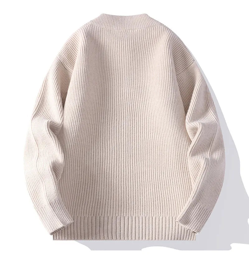 Jorje – Ribstrikket Cardigan Med Lynlås