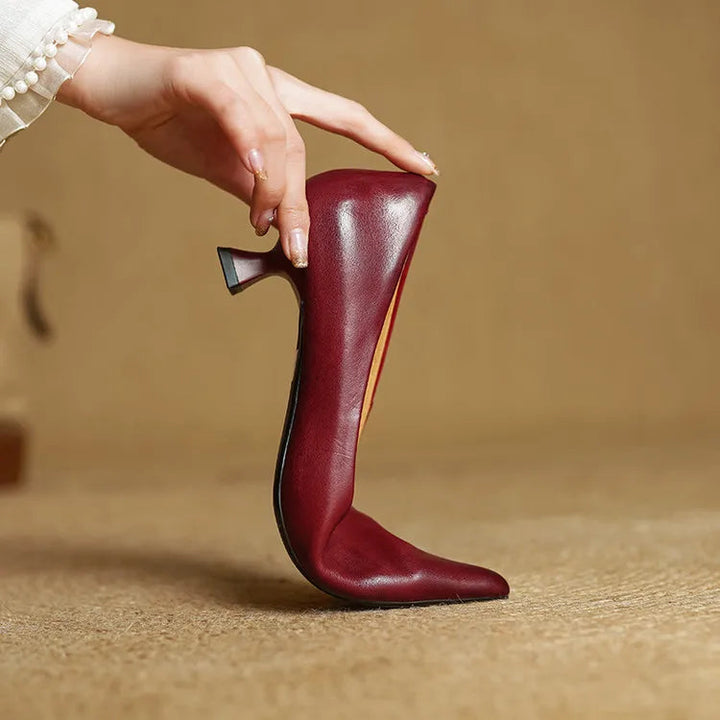 Samra – Pumps i ægte Læder