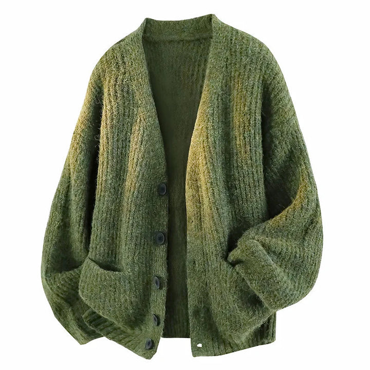Soumaila - Afslappet Cardigan Med V-udskæring