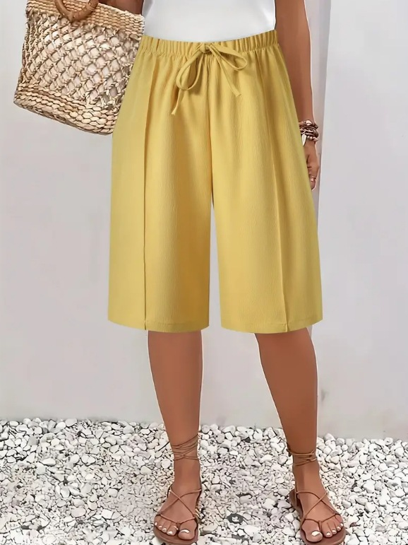 Piranda – Elegante Shorts Med Elastisk Talje