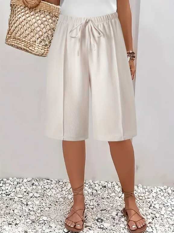 Piranda – Elegante Shorts Med Elastisk Talje