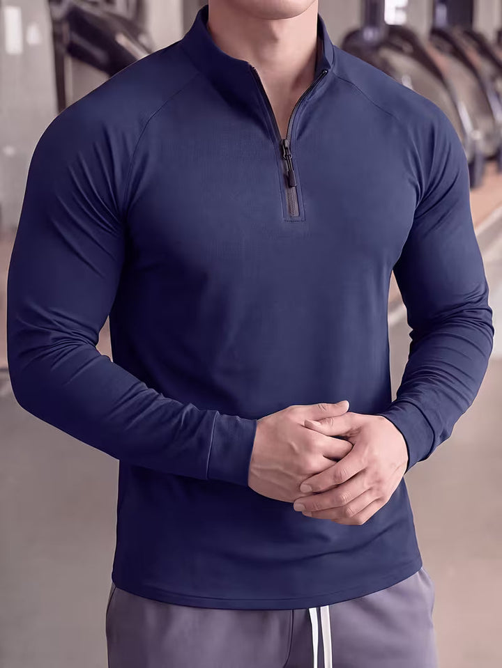 Zerdan – Langærmet Sweatshirt Med Halv Lynlås