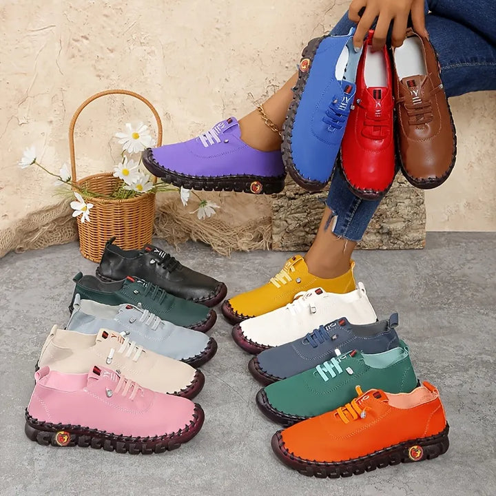 Hilga – Sneakers Med Snørebånd og Fleksibel Sål