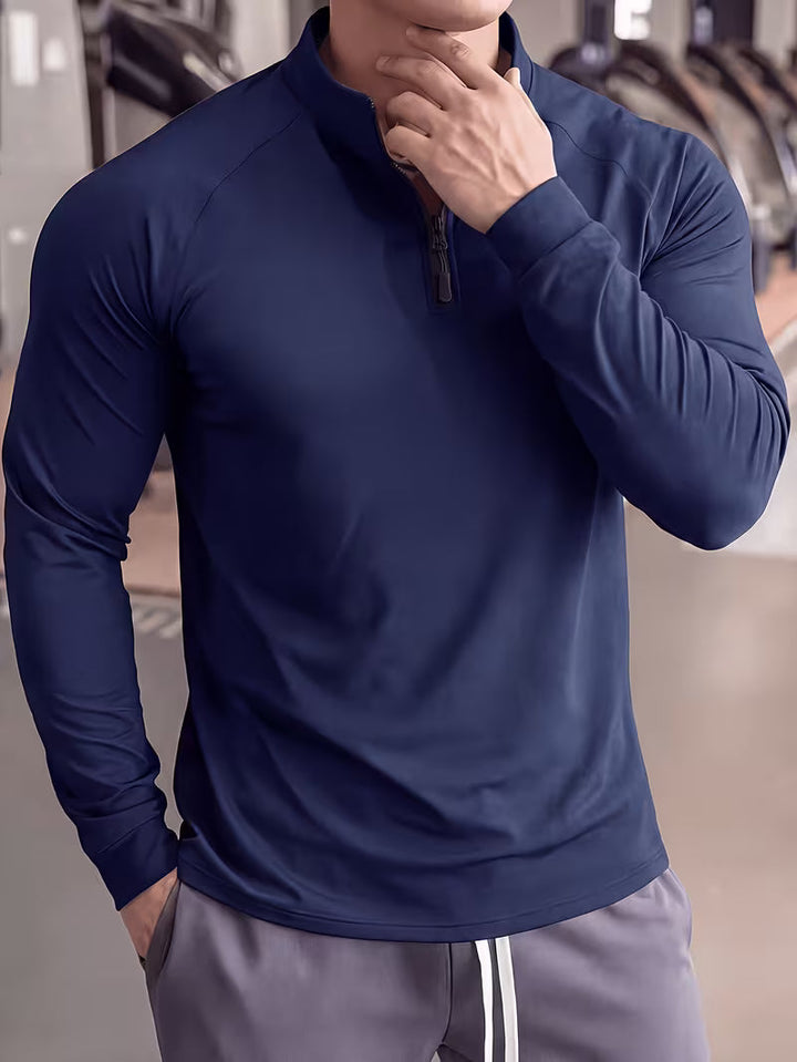 Zerdan – Langærmet Sweatshirt Med Halv Lynlås