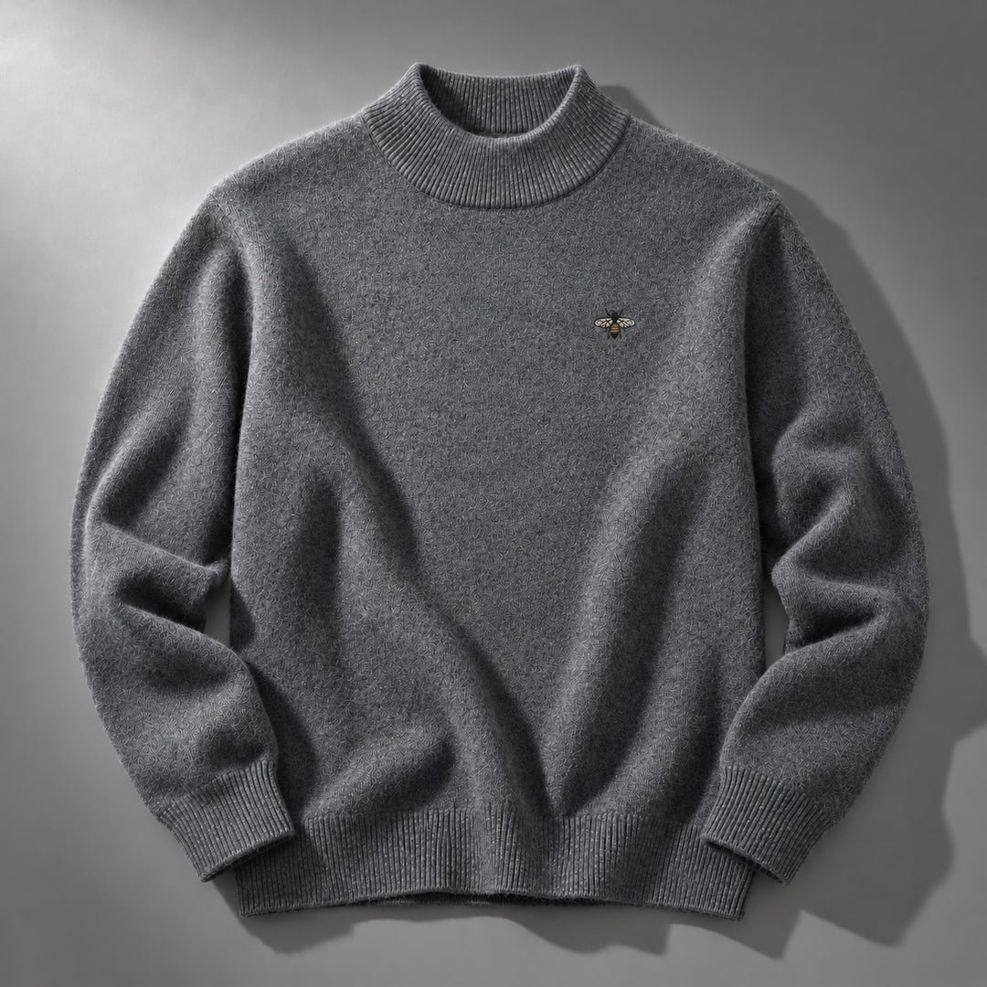 Slaven – Strikket Sweater Med Høj Hals
