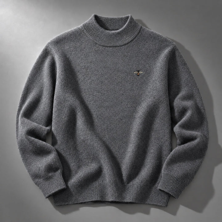 Slaven – Strikket Sweater Med Høj Hals