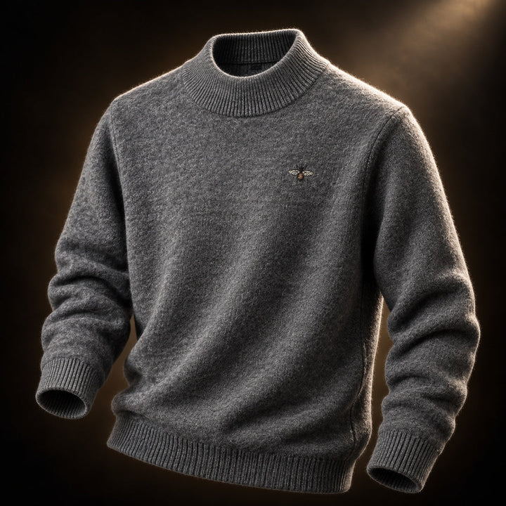 Slaven – Strikket Sweater Med Høj Hals