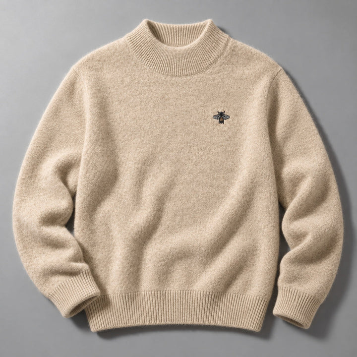 Slaven – Strikket Sweater Med Høj Hals