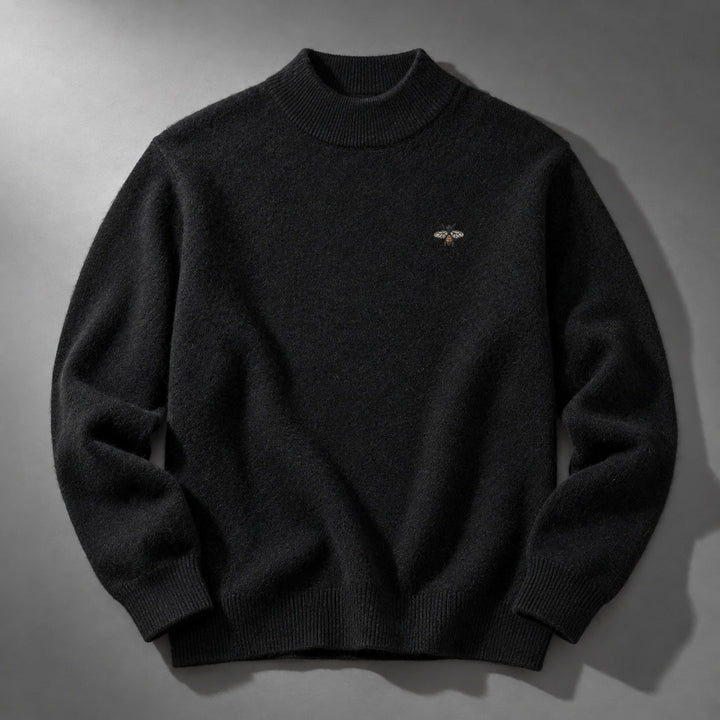 Slaven – Strikket Sweater Med Høj Hals