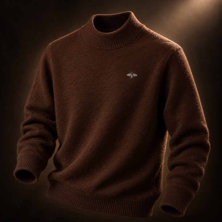 Slaven – Strikket Sweater Med Høj Hals