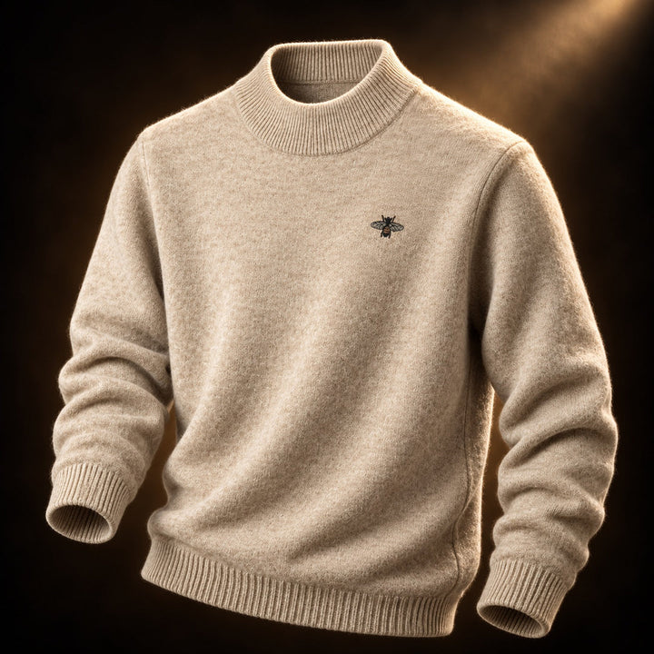Slaven – Strikket Sweater Med Høj Hals