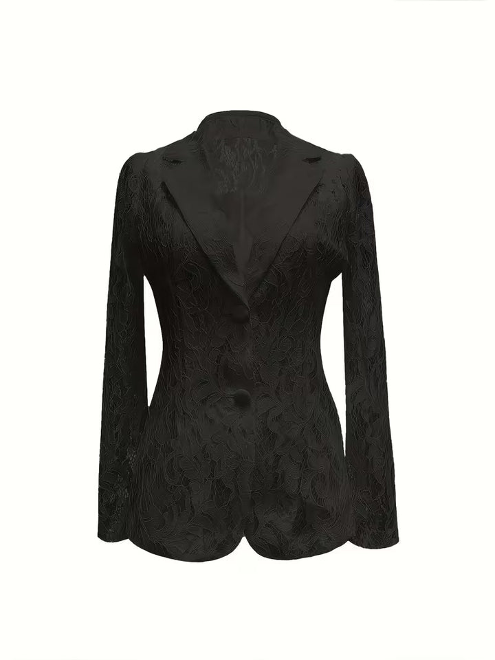 Kyliza – Foret Blazer Med Blomstermønster Til Forår og Sommer