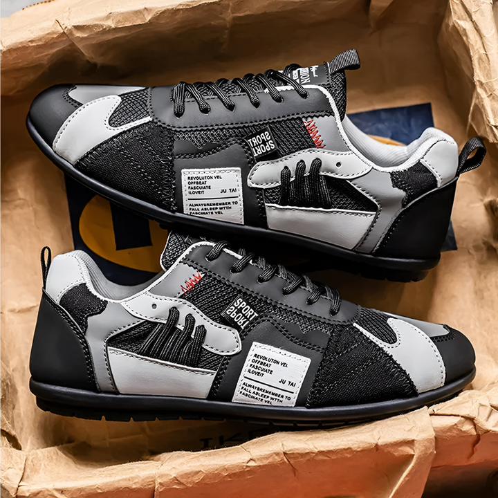 Yussuf - Afslappede Sneakers Med Strukturerede Sidepaneler