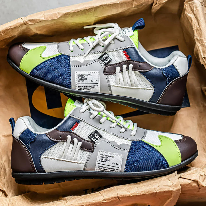 Yussuf - Afslappede Sneakers Med Strukturerede Sidepaneler