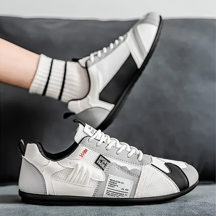 Yussuf - Afslappede Sneakers Med Strukturerede Sidepaneler