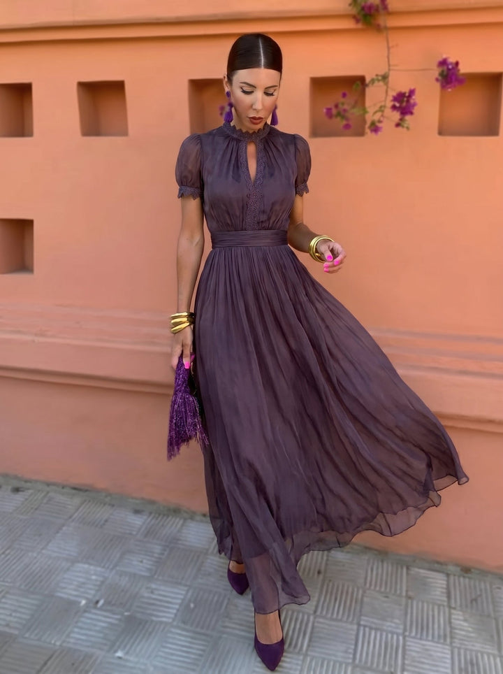 Eshley – Vintage Maxi Kjole I Chiffon