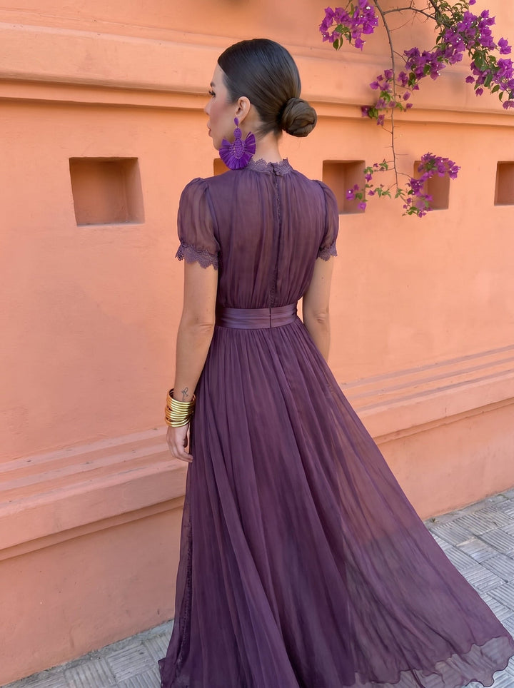 Eshley – Vintage Maxi Kjole I Chiffon