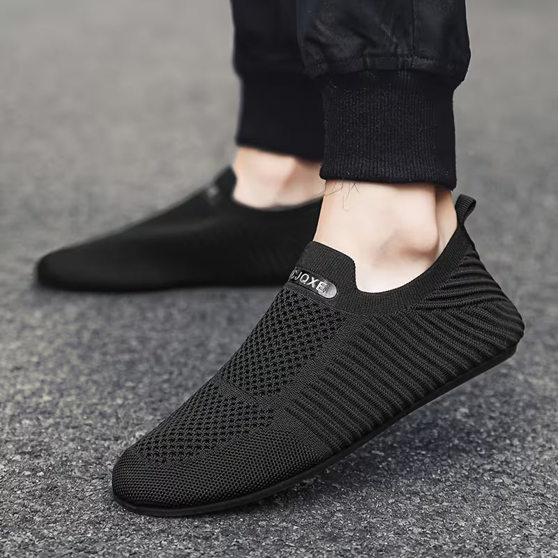 Dawood – åndbare Strikkede Slip-on-Sko