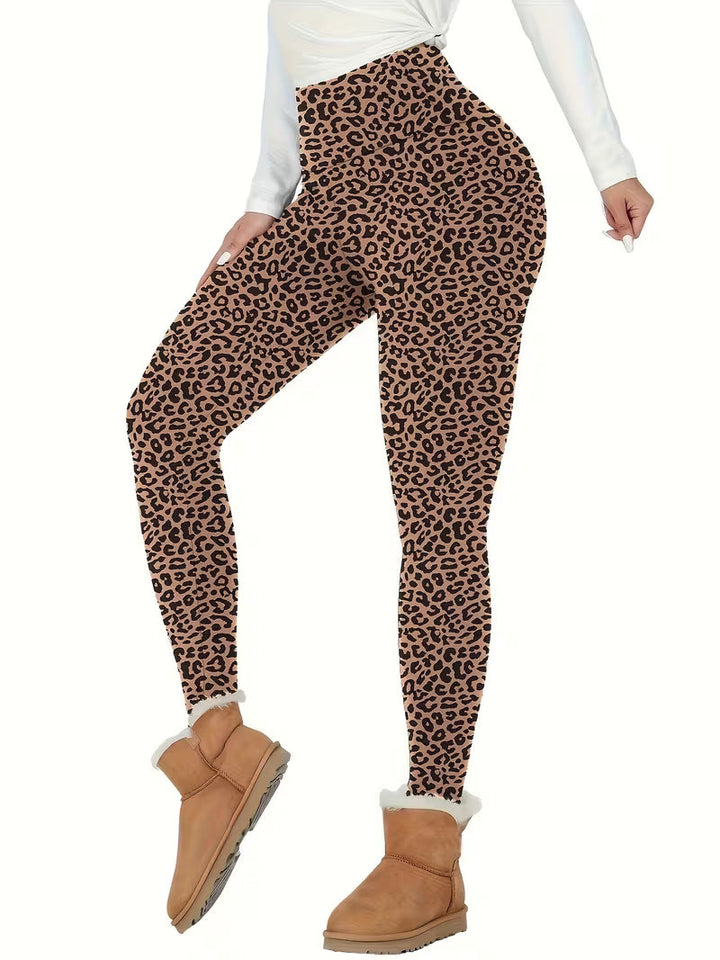 Linzay – Leggings Med Høj Talje Og Termisk Fleeceforing