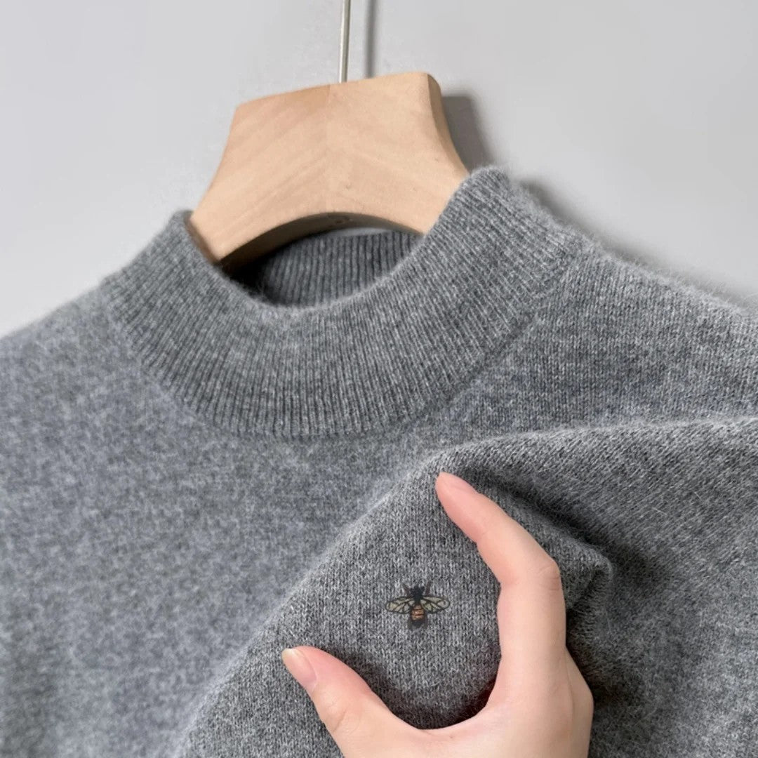 Slaven – Strikket Sweater Med Høj Hals