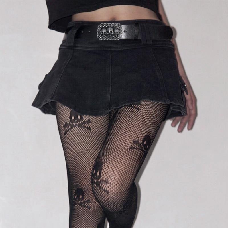 Linda – Plisseret Denim-miniskirt Med Bælte