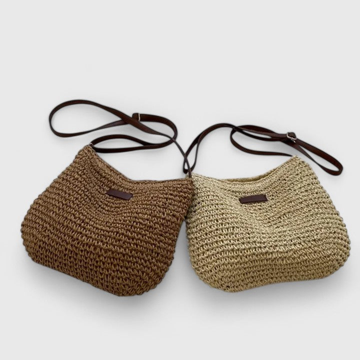 Liisi – Elegant Vævet Skuldertaske