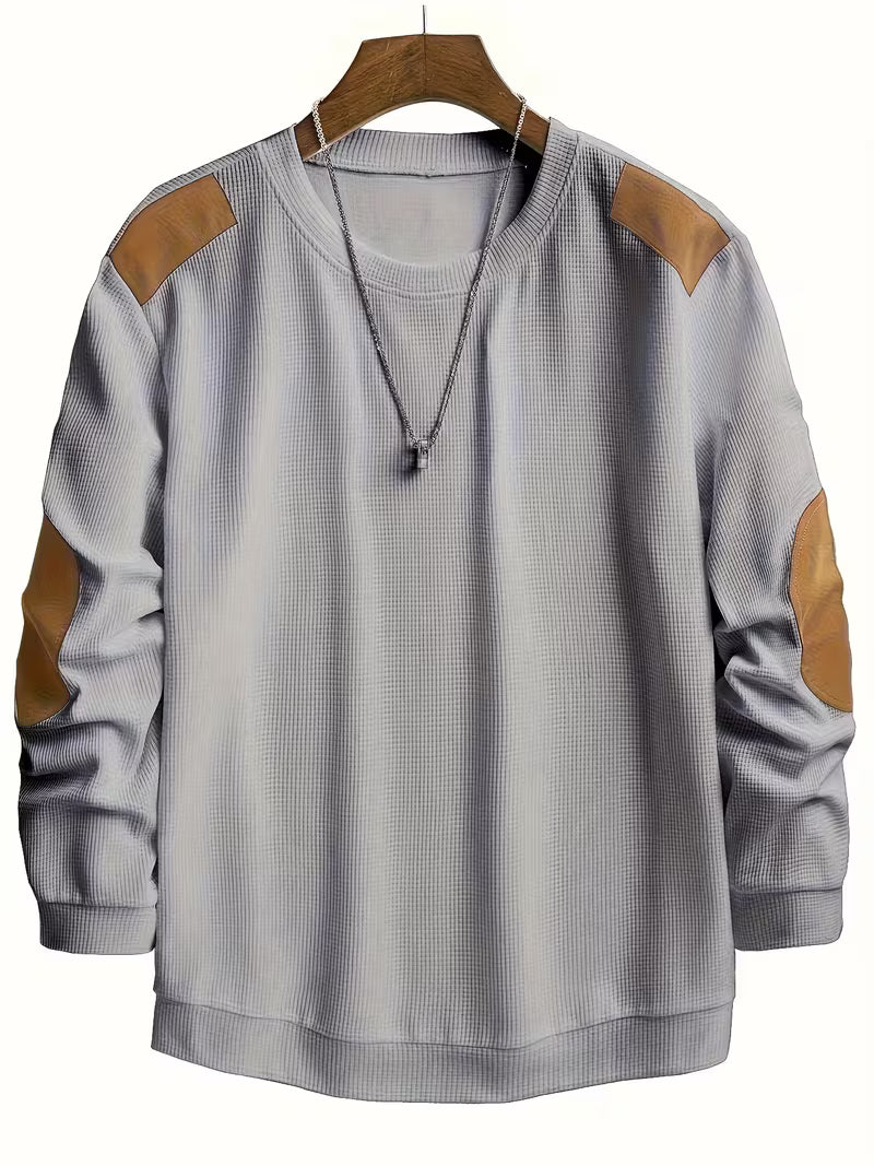 Joaol – Afslappet Sweatshirt I Vaffelstrik